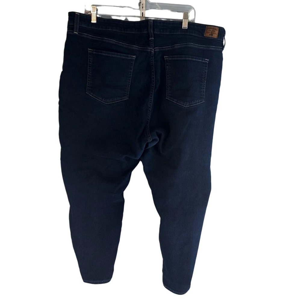 Signature by Levi Strauss Gold Label Mid Rise Skinny Jeans Womens 22S Dark Wash - Picture 3 of 6
